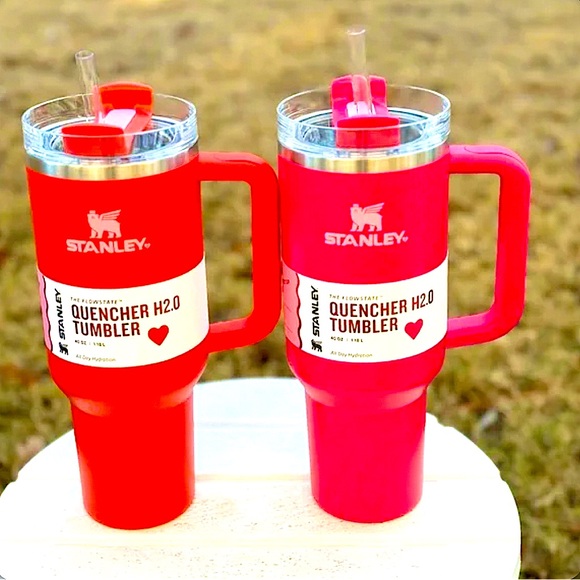 STANLEY THE QUENCHER H2.0 FLOWSTATE TUMBLER 40 OZ TARGET RED LIMITED EDITION NWT - Picture 11 of 14